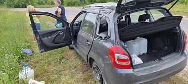 Под Рязанью 44-летний пассажир пострадал в ДТП с LADA Granta