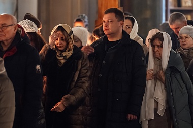 Павел Малков поучаствовал в рождественском богослужении в Рязанской области