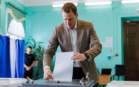 Губернатор Рязанской области Павел Малков отдал свой голос на выборах депутатов Госдумы
