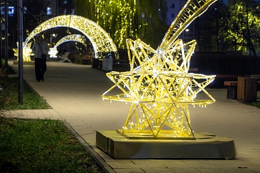 В Рязани включают праздничную иллюминацию