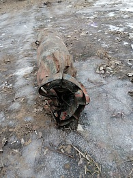 В Рязани взрывотехники обезвредили авиабомбу времён Великой Отечественной войны 