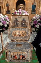 В Рязанском кремле встретили мощи преподобной Евфросинии Полоцкой