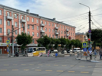 Фоторепортаж: в Рязани проводят капремонт на Первомайском проспекте