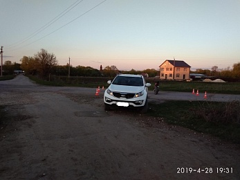 В Пронском районе мотоциклист врезался в легковушку - 62ИНФО В Пронском районе мотоциклист врезался в легковушку