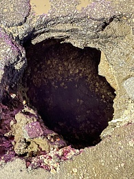 Касимовцы пожаловались провалившийся асфальт на дороге 