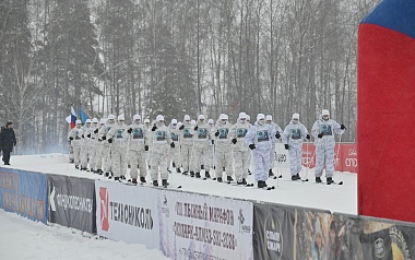 Лыжный марш ВДВ стартовал в Рязанской области