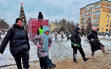 «Новогодний Марафон Зарядок» стартовал в Рязани