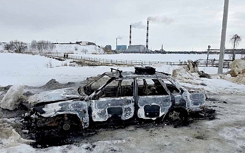 В Новомичуринске на глазах у рыбака сгорел его ВАЗ-21099