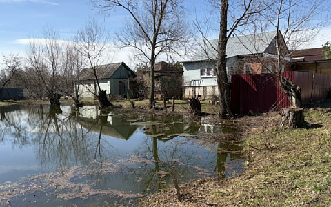 Ока 6 апреля подтопила 18 участков в Борках и Полянах