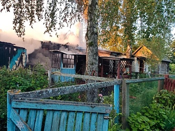 "Пострадали три семьи": под Шацком потушили масштабный пожар