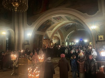 Фоторепортаж: Рождество Христово в Рязани