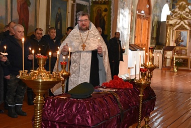 В Спасском районе простились с погибшим в СВО 37-летний Елшановым