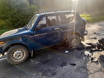 В Касимовском районе два человека пострадали в ДТП с мотоциклом