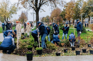 Губернатор Павел Малков присоединился к высадке деревьев в сквере «Рязань – город Трудовой Доблести»