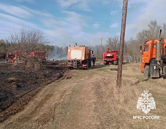В деревнях Петряево и Чарсуль под Клепиками сгорели 11 строений