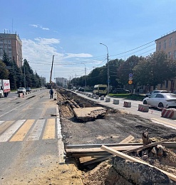 В центре Рязани начался демонтаж теплотрассы