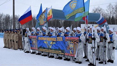 Курсанты РВВДКУ отправились в лыжный поход на 710 км в честь участников СВО