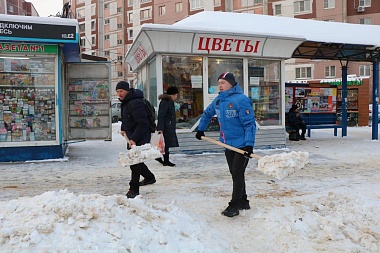 В Рязани опубликовали результаты субботника по уборке снега
