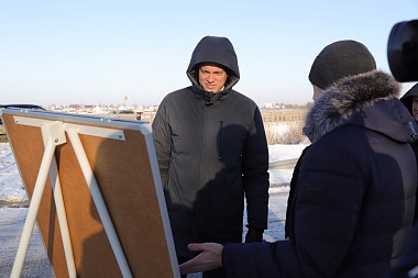 Малков проинспектировал состояние Солотчинского моста через Оку