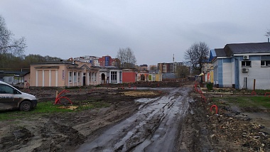 В рязанский Торговый городок проложили электричество