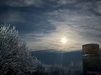 Снежное полнолуние марта сфотографировали в рязанской глубинке - 62ИНФО Снежное полнолуние марта сфотографировали в рязанской глубинке