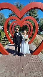 Рязанский ЗАГС показал фото свадеб сентября-2024