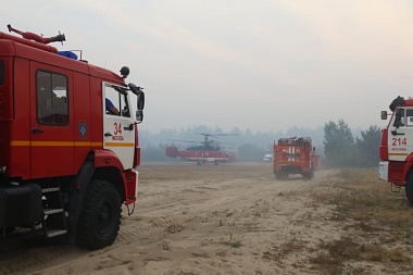 В Рязанской области с лесными пожарами борются комплекс «Шквал» и Ил-76