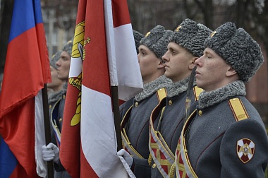 В Рязани открыли памятник погибшим росгвардейцам и их предшественникам - 62ИНФО В Рязани открыли памятник погибшим росгвардейцам и их предшественникам