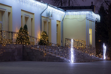 В Рязани включают праздничную иллюминацию