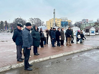 Студенты и преподаватели РГУ имени Есенина почтили память жертв трагедии в «Крокусе» 