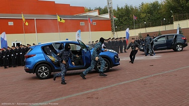 В Рязани присягу приняли 85 первокурсников Рязанского филиала Московского университета МВД