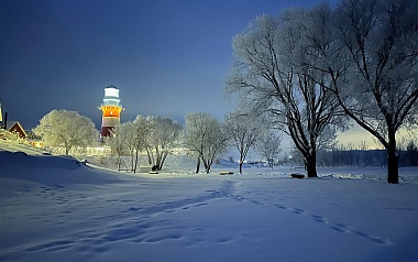Первые зимние подъёмы на аэростате прошли в Рязанской области