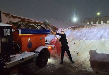 В Рязанской области к уборке снега привлекли осуждённых 