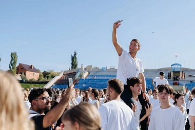 В Рязани 10-й год подряд провели «Зарядку с чемпионом»