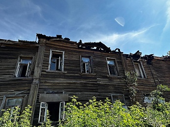 Дом Циолковского в Рязани: кадры после пожара