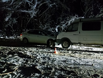 В Шацком районе водитель Citroën пострадал в ДТП с "Газелью"