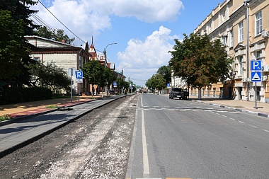 В Рязани начали ремонтировать магистральный трубопровод на улице Радищева