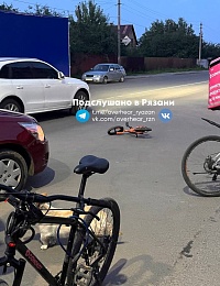 В Семчине доставщик на мопеде сбил ребёнка 