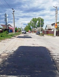 За день в Рязани отремонтировали более 350 квадратных метров дорог 