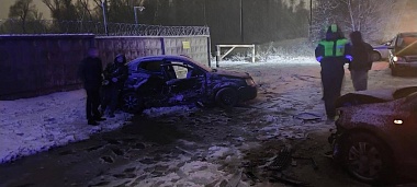 3-летняя девочка госпитализирована из-за ДТП с Chevrolet и Volkswagen в Рязани