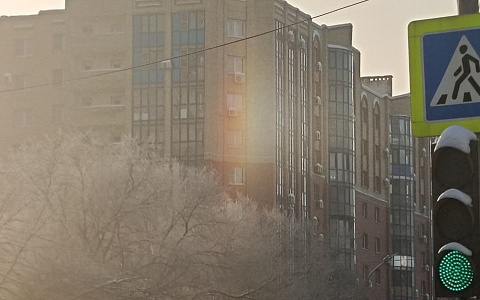 В морозном небе над Рязанью наблюдали солнечное гало