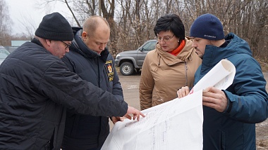 Глава ТЭК и ЖКХ Рязанской области осмотрел новые ветки водопровода в Скопине