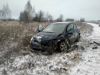 Два водителя столкнулись лоб в лоб в Скопинском районе