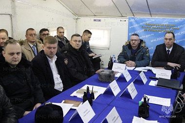 МЧС провело II этап командно-штабного учения в Солотче