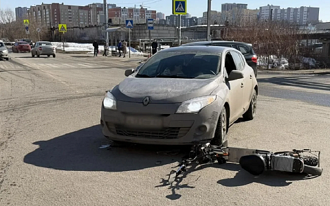В полиции рассказали подробности ДТП с курьером на улице Кальной
