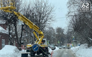 В Рязани на улице Шевченко отключили фонари