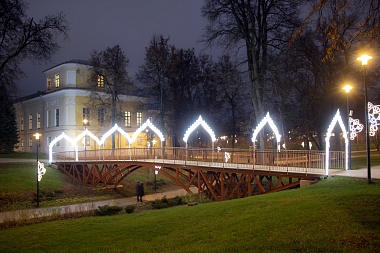 В Рязани включают праздничную иллюминацию