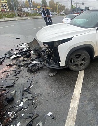 Молодой водитель пострадал в аварии на проезде Шабулина в Рязани