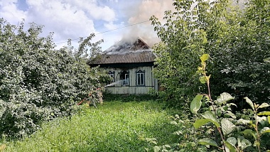 Многодетная семья стала погорельцами после пожара в Пителинском округе
