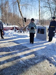 В рязанских Никуличах открыли знак "Рубеж обороны"